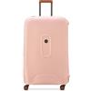 DELSEY PARIS - MONCEY - Valigia Rigida Grande Materiale Riciclato - 82x53x33 cm - 117 L - XL - Rosa