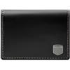 Fossil Hayes Portafoglio in pelle o poliestere da uomo, 10.16 cm L x 1.27 cm W x 7.62 cm H, Nero opaco