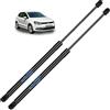 Koaudb 2x Molle a Gas Ammortizzatori Posteriori per VW Polo 9N 2002-2009 Nero Pistoni Portellone Posteriore 400N 500MM Pistoni per Portellone Posteriore Sostituire #6Q6827550C