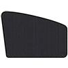 Riloer 2 tende parasole magnetiche per finestrino laterale, protezione UV, tenda parasole per auto a maglia, pellicola protettiva per finestrino auto per l'estate, colore: nero