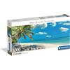 Clementoni - Puzzle 1000 Pezzi per Adulti e Ragazzi, Collection, Tema Altalena sull'Oceano, con Poster Incluso, Compact Box, Idea Regalo Uomo e Donna, Made in Italy, 98x33 cm, 39941
