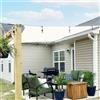 SUNNY GUARD Vela ombreggiante 2.5x2.5m HDPE Tenda a Vela Rettangolare, Tenda da sole per esterno Traspirante Protezione Raggi UV per Giardino Esterno terrazza, Crema