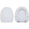 Ceramica globo Copriwater Globo Bowl 54/55 compatibile in poliestere bianco