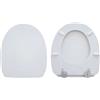 Ceramica dolomite Copriwater Dolomite Sospesa compatibile in poliestere bianco