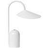 Ferm Living - Lampada senza fili ricaricabile Arum - Bianco - Ferro