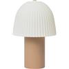 Ferm Living - Lampada senza fili ricaricabile Frill - Rosa - Ferro laccato