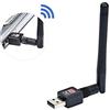 FINIVE MediaTek Ralink RT5370N 150Mbps 2dBi Antenna WiFi Dongle Supporto Raspberry Pi 3 Pi 2 Pi Win 10 Linux 802.11n/g/b USB2.0 Per PC Desktop Laptop Nero