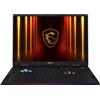 MSI Notebook MSI Raider A2XWIG-067IT Intel Core Ultra 9 285HX Computer portatile 45,7 cm (18") UHD+ 64 GB DDR5-SDRAM 4 TB SSD NVIDIA GeForce RTX 5080 Wi-Fi 7 (802.11be) Windows 11 Pro Nero [9S7-182462-067]