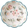 JTBDWOSK Piccola Teglia Rotonda, Tortiera in Ceramica Colorata, Piatto Rotondo in Ceramica Blu-Blu,1000ml