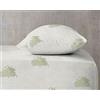BANZAII TEXTILE INNOVATOR ONLINE Banzaii Coprimaterasso Singolo Anallergico Antiacaro e Traspirante, Aloe Vera - Elasticizzato con Angoli - 80/90 cm x 190/200 cm, Made in Italy