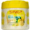 SINEP Srub professionale sbiancante viso e corpo - trattamento esfoliante con estratto di cocco e niacinamide per pelle radiosa - 400 ml (400 ml, limone)