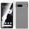 LYZXMY Cover per Google Pixel 7 (6.3) TrasparenteCustodia + 3 Pezzi Pellicola Protettiva in Vetro Temperato, Ultra Sottile in Silicone Protettivo Bumper TPU Morbido Gel Case