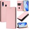 DENDICO Cover per Samsung Galaxy A20e, Custodia in PU Pelle Portafoglio con Blocco RFID, Chiusura Magnetica Cover per Samsung A20e, Rosa