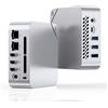 Fodenntech Mini PC, Mini Desktop Computer with 12th Gen N100 (up to 3.4 GHz) 16GB DDR4 512GB SSD, Micro Desktop Computer with 3X HDMI Port, 1X Type-C, 2X LAN/WiFi 5/BT 4.2/USB3.2 X3 for Business Office