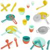 B. toys - Set da cucina mini chef - Accessori per la cucina da gioco - Pentole, piatti, utensili - Set da gioco da 33 pezzi per bambini - 3 anni +