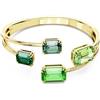 SWAROVSKI BRACCIALE BANGLE MILLENIA, VERDE, ORO M 5.6 x 4.6 cm