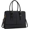 Lubardy Borsa Shopper Donna Grande Borse Donna Pelle 15.6 pollici Impermeabile Tracolla Tote Lavoro Business Scuola Viaggio Offerta Nero