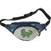 Jsleid Marsupio Dinosauri Verde, Marsupio Bambino Dinosauro, Dinosauri Marsupio Dinosauri Verde, Marsupio Cartoons, Marsupio Viaggio, Portatile, Regolabile, Alta Capacità, Unisex, Verde