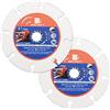 BRSCHNITT Carbide Multi Wheel Disco75mm - BRSCHNITT Disco da taglio per Legno Duro, Laminato, Plastica(2 Pezzi)