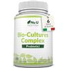 Nu U Nutrition Bio Cultures Complex Fermenti Lattici Probiotici per Intestino Donna e Uomo - 180 Capsule - Probiotico Adulti con Lactobacillus Acidophilus, Rhamnosus & Bifidobacterium