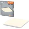 LEDVANCE Planon Plafoniera bianca senza cornice con tecnologia LED avanzata, 40 W, forma quadrata (600 x 600 mm), 3000 K, alloggiamento in alluminio, diffusore in PMMA satinato