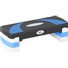 HOMCOM Stepper Fitness per Aerobica Regolabile su 3 Altezze da 10-15-20 cm, Blu e Nero|Aosom