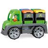 Lena 04453 Truxx Raccolta Differenziata Spazzatura Sciocchezze Camion Veicolo Giocattolo per 2+ Anni Bambini, Verde
