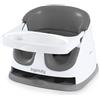 Ingenuity Baby Base 2-in-1 Rialzo da Sedia e Seggiolino per alimentazione e pavimento con vassoio autoportante - Ardesia