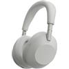 Sony WH-1000XM6 Cuffie wireless Premium con cancellazione del rumore, audio Hi-Res, massimo comfort, design pieghevole, custodia resistente, batteria da 30 ore, iOS e Android - Silver