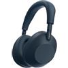 Sony WH-1000XM6 Cuffie wireless Premium con cancellazione del rumore, audio Hi-Res, massimo comfort, design pieghevole, custodia resistente, batteria da 30 ore, iOS e Android - Midnight Blue