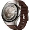 HUAWEI WATCH 5, 46mm Smartwatches, Tecnologia Multi-sensing X-TAP, SpO2 dal Polpastrello, Health Glance, eSIM, con App ECG, HRV, 30 mesi di Garanzia, Android e iOS, Marrone