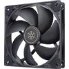 Silverstone SST-VS140B - Ventilatore PWM, 140 mm, 0-1600 giri/min, colore: Nero