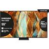 Samsung Smart TV 55'' QE55QN74FATXZT Neo QLED 4K Mini LED, NQ4 AI Gen2 Processor, 4K AI Upscaling, Tecnologia Quantum Matrix Slim, OTS Lite, AirSlim Design, 2025