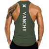 Cabeen Uomo Fitness Canotta Sportiva Bodybuilding Canottiera Stringer Maglie Senza Maniche da Palestra
