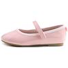 Feversole Girls Cute Dress,Ragazze Mary Jane Strap Scarpe Basse Ballerine da Principessa Scarpe da Scuola Piatte Rosso 33 EU