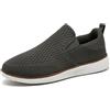 ZGPWZWL Scarpe Ginnastica Uomo Confortevole Ginnastica Classico Piatto Slip On Scarpe Mocassino Pantofole Casual Eleganti Driver Loafers,Grigio,EU41