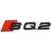 Audi 81A071804 Scritta SQ2 Black Edition, Emblema Lettere adesive, Nero/Rosso