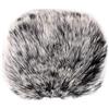ChromLives Peloso Parabrezza Muff, Mic Cover Wind Muff, Microfono da esterno Cover antivento compatibile con Zoom H5 H6 e altro, Grigio