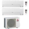 Mitsubishi Electric CLIMATIZZATORE MITSUBISHI HR DUAL SPLIT 9000+12000+MXZ-2HA40VF INVERTER