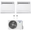Panasonic CONDIZIONATORE PANASONIC DUAL SPLIT CONSOLE A PAVIMENTO 9000+18000 BTU INVERTER CU-2Z50TBE A+++