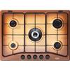 De'Longhi DELONGHI FFT57ASV PIANO COTTURA 5 FUOCHI 1 TRIPLA CORONA TERRA FRANCIA FFT 57 ASV