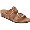 DR.SCHOLL'S Div.Footwear CANNES Microfibre+Strass W Marrone Mis 42