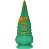 OgazR Octopuss - Dildo tentacolo 21 cm (verde-giallo)