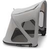 Bugaboo Fox Cappottina Breezy, Estensibile per una maggiore copertura e una Protezione Solare ottimale, Resistente all'Acqua, Compatibile Con Tutti i Passeggini Fox/Cameleon 3, Misty Grey