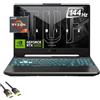 ASUS TUF 2024 A15 Gaming Laptop, 15.6 144Hz FHD, 8-Core Ryzen 7 7435HS (beats i7-13620H), NVIDIA RTX 3050, 32GB RAM, 1TB SSD, RGB KB, RJ45, PDG HDMI Cable, US Version KB, Gamer Bundle, Win 11
