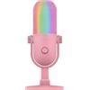 Razer Seiren V3 Chroma - Microfono USB RGB - a condensatore supercardioide con funzione Tap-to-Mute (illuminazione reattiva, limitatore di guadagno digitale e ammortizzatore integrato) Quartz