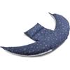 Nuvita 7100 DreamWizard Cuscino Gravidanza e Allattamento - 12 in 1 con Supporto Regolabile - Microsfere - Anallergico e Traspirante - Prodotto in Italia (Blue Star)