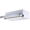 Respekta CH4138IXC | C | 53-64 dB - Cappa aspirante/schermo piatto 60 cm | alloggiamento in acciaio inox bianco | funzione di scarico e ricircolo dell'aria | CH4138IXC | C | 53-64 dB