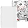 Brunnen Blocco universitario Premium Student Cocktail ZENart | A4, rigatura 28, 80 fogli, bianco