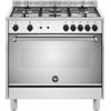 La Germania PRONTA CONSEGNA - SPEDIZIONE IMMEDIATA La Germania AMN965GXV/24 Cucina Libera installazione 90 x 60 cm 5 Fuochi Gas Forno a Gas Finitura Inox Griglie Smaltate